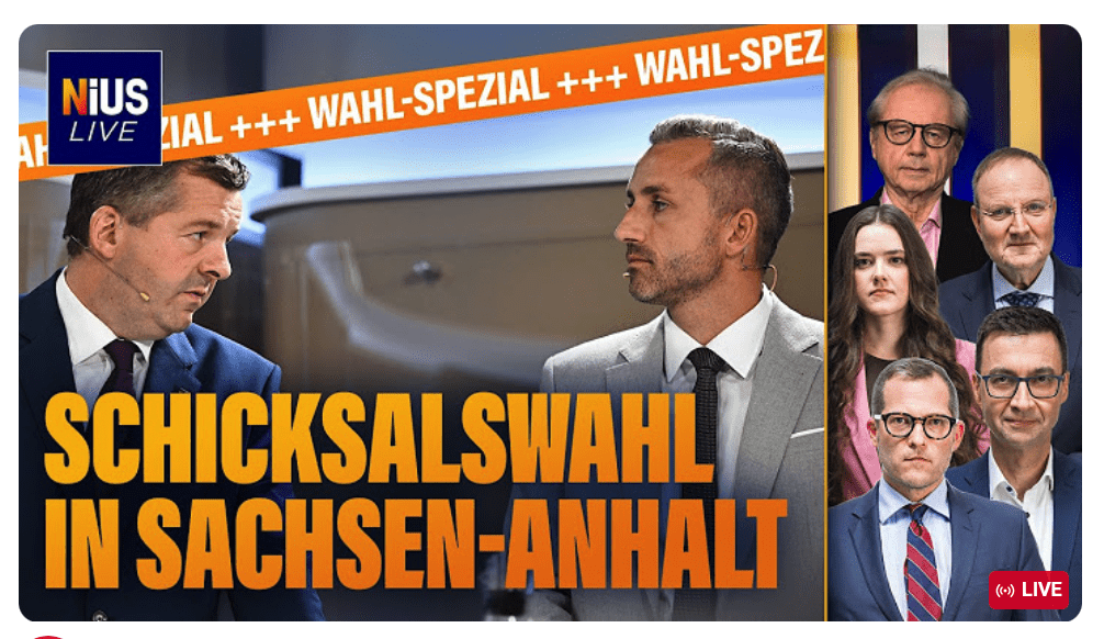 Siegmund oder Schulze? Wer macht das Rennen? I NIUS Live Wahl-Spezial am 06.09.26