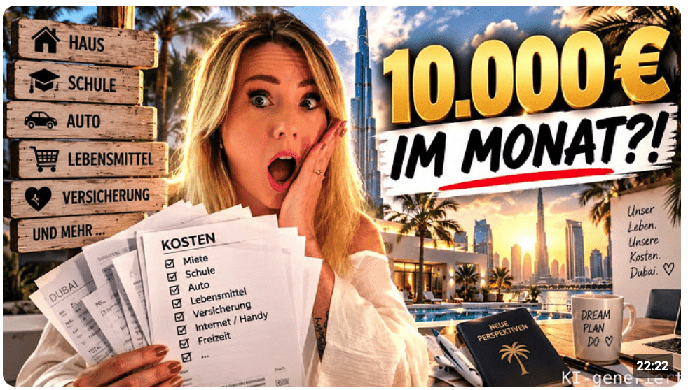 Was kostet unser Leben in Dubai WIRKLICH? Unsere echten Ausgaben!