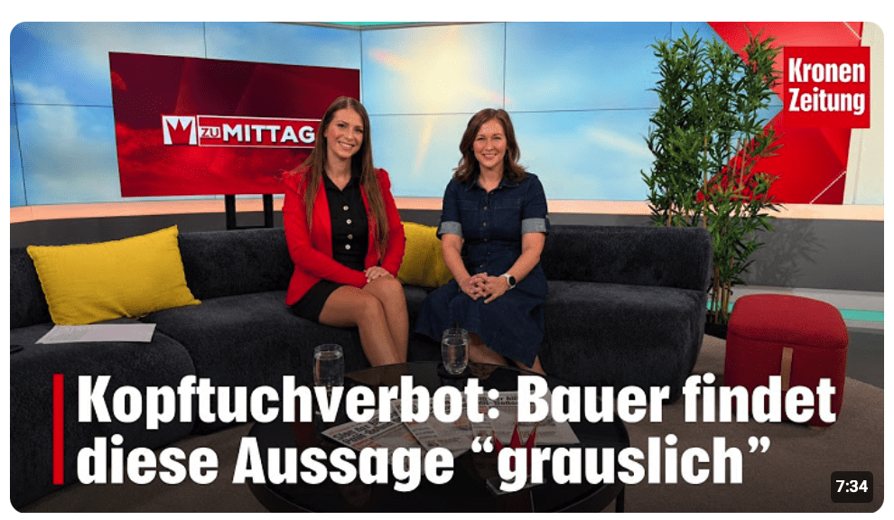 Kopftuchverbot: Ministerin findet diese Aussage “grauslich” | krone.tv NEWS