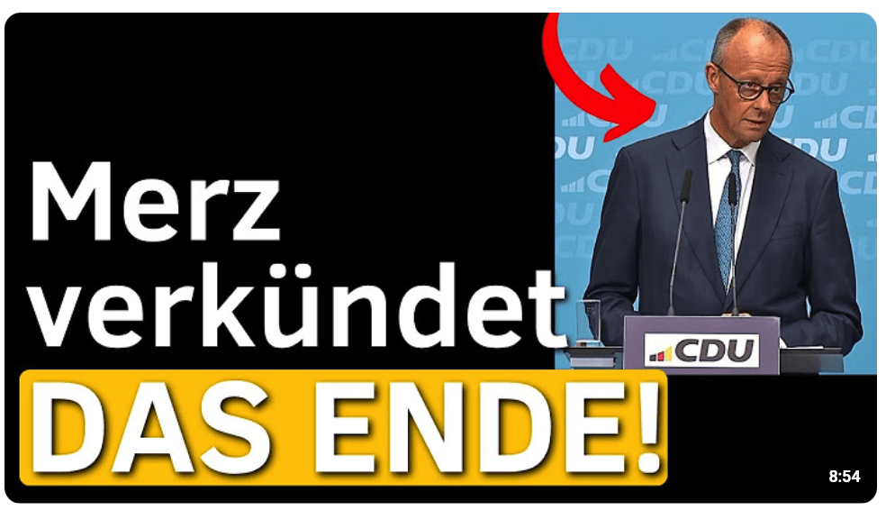 Die Pressekonferenz zur Wahlniederlage gibt Merz jetzt DEN REST!