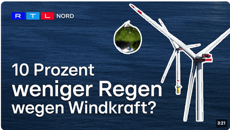 Windkraft Schleswig-Holstein: Können Offshore-Windparks für weniger Regen sorgen?