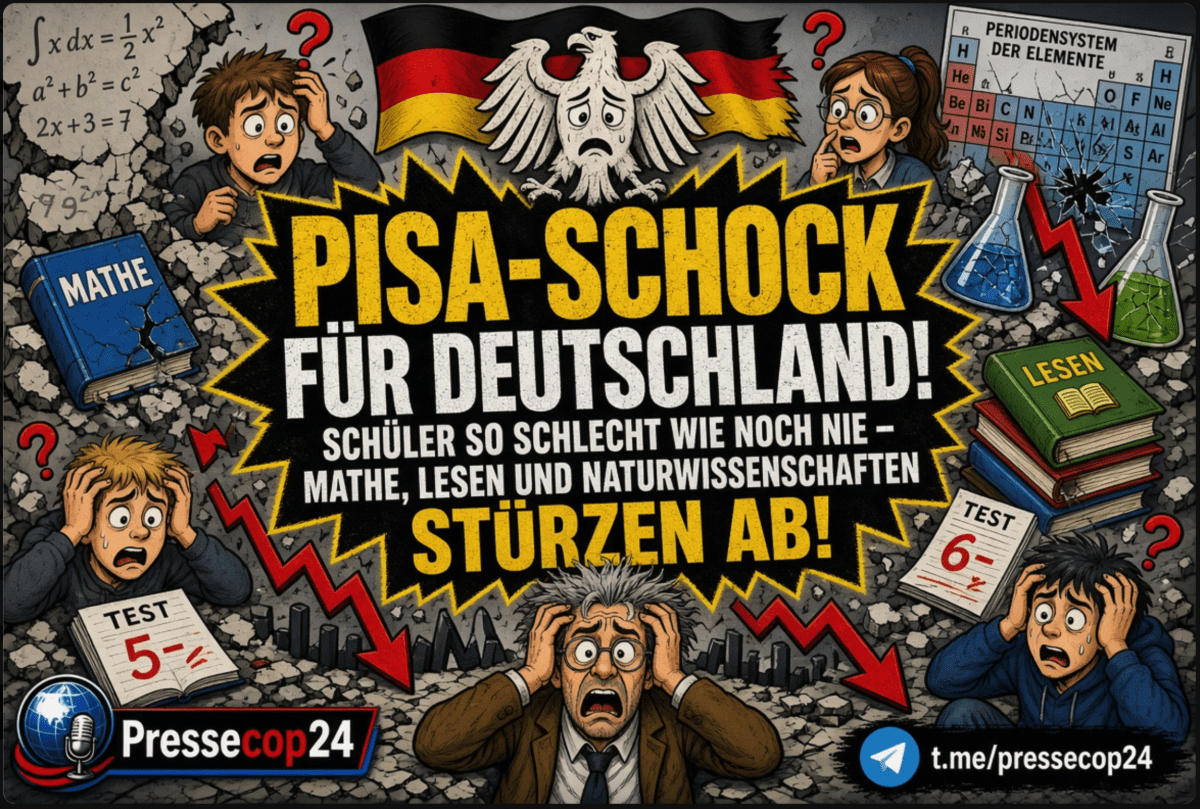 PISA-SCHOCK FÜR DEUTSCHLAND! SCHÜLER SO SCHLECHT WIE NOCH NIE – MATHE, LESEN UND NATURWISSENSCHAFTEN STÜRZEN AB!