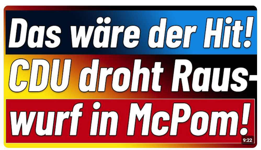 CDU droht Parlamentsrauswurf! +++ Linke rufen zu Blockade des Landtages auf! +++ Machetensaison!
