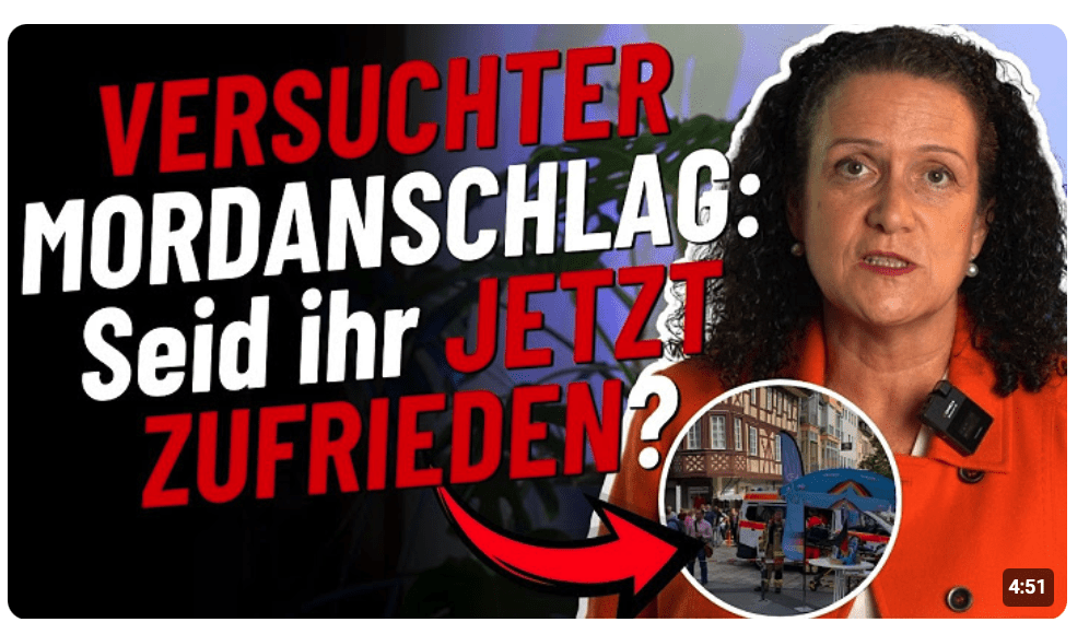 Nach Chemie-Angriff auf AfD-Politikerin: „Seid ihr jetzt zufrieden?“
