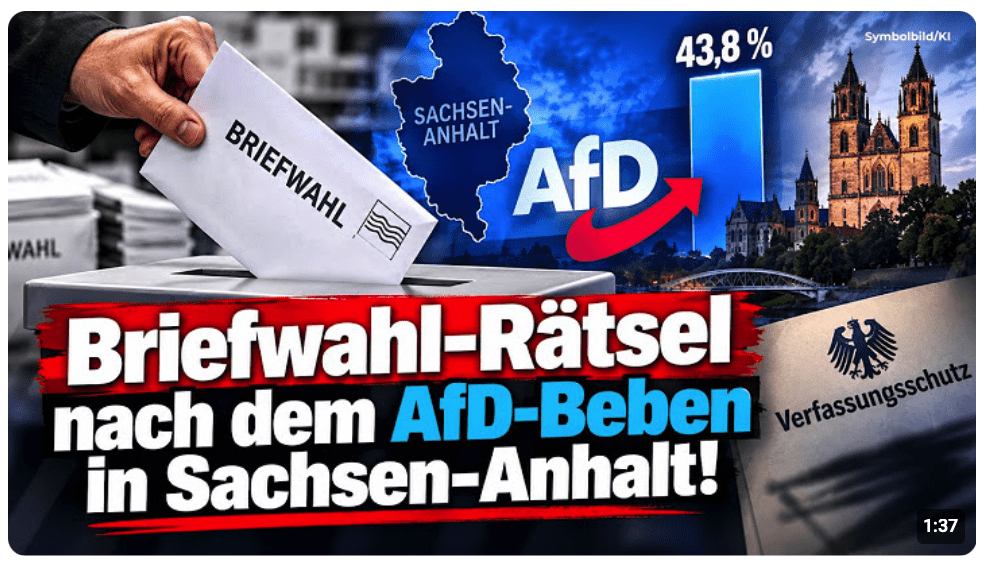 Briefwahl-Rätsel nach dem AfD-Beben in Sachsen-Anhalt!