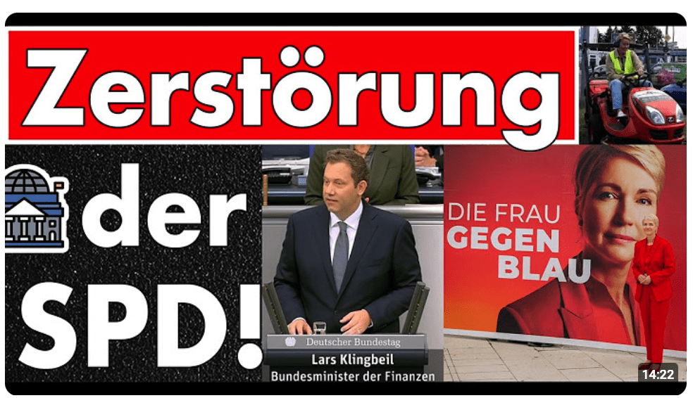 SPD im freien Fall: Bürger sollen Rasen mähen, Klingbeil nennt Scholz Ideologen mit Fetisch!