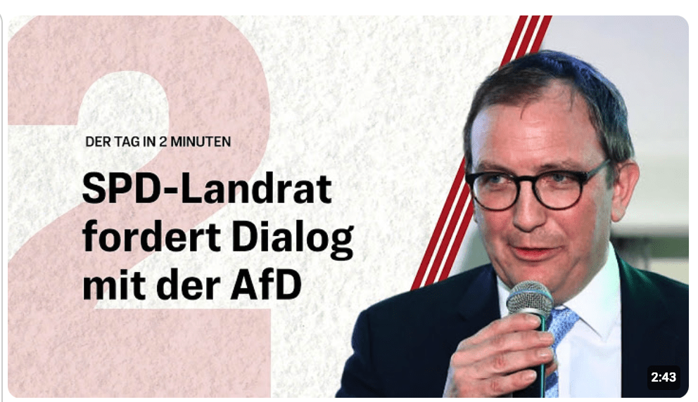 Erster SPD-Politiker fordert Gespräche mit der AfD | Der Tag in 2 Minuten
