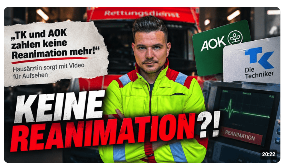 TK&AOK zahlen keine Reanimation mehr?! Was wirklich hinter dem Urteil steckt.