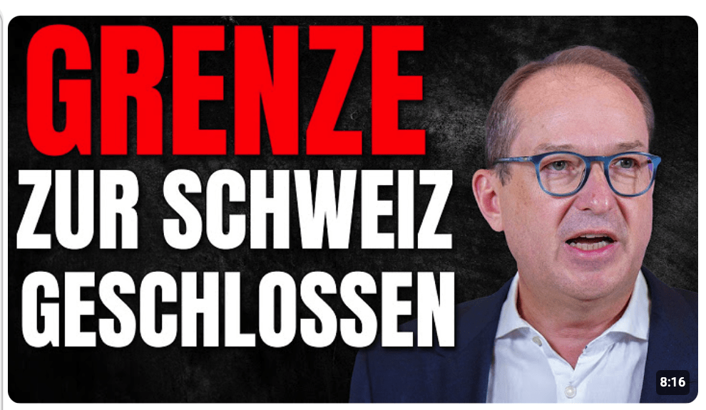 SCHLUSS! Schweiz SPERRT Grenzübergang komplett!!