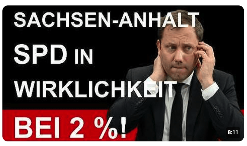 Die SPD hat 80% Leihstimmen bekommen, um die AfD zu verhindern.