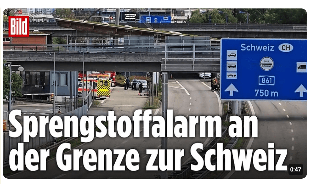 Rheinfelden: Sprengstoff-Alarm! Grenzübergang zur Schweiz dicht