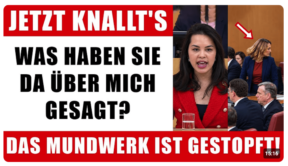 AfD-Frau bekommt tosenden Applaus – CDUler bekommt das Mundwerk gestopft!