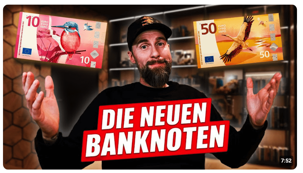 Vögel auf den NEUEN Euro-Scheinen? | Robert Marc Lehmann reagiert