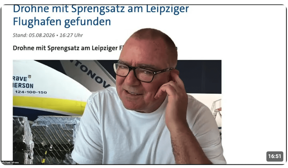 False Flag Leipzig Drohne: Neue Infos! Alles inszeniert? Flughafenmitarbeiter packt aus.