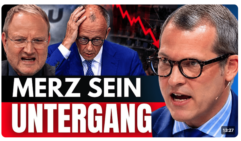 „Das ist der Untergang von Merz in Echtzeit“! Schuler, Reichelt & Co zerlegen unfassbare Kanzlerrede