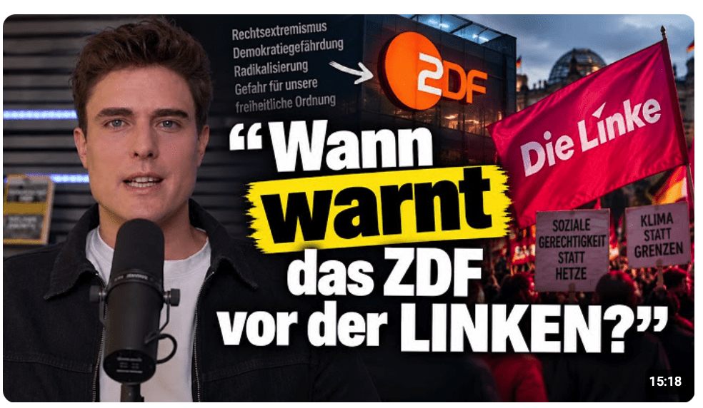 MEDIEN: „Wann warnt das ZDF vor der LINKEN?“