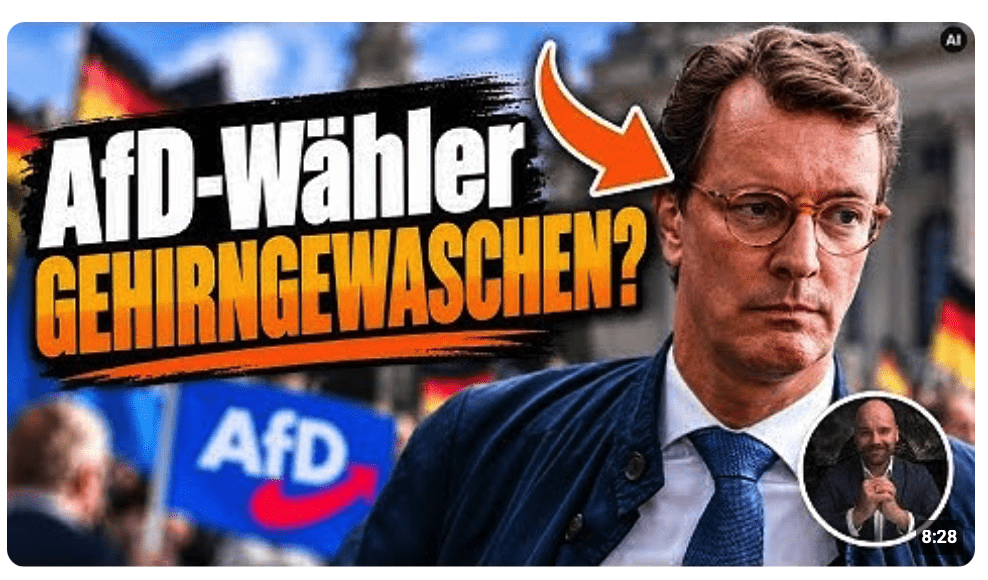 Wüst-Skandal! Er hält AfD-Wähler für blöd und fremdgesteuert!