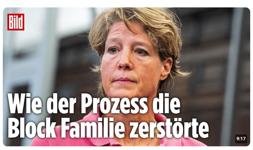 Block-Prozess: „Die Familie ist nie wieder heilbar“