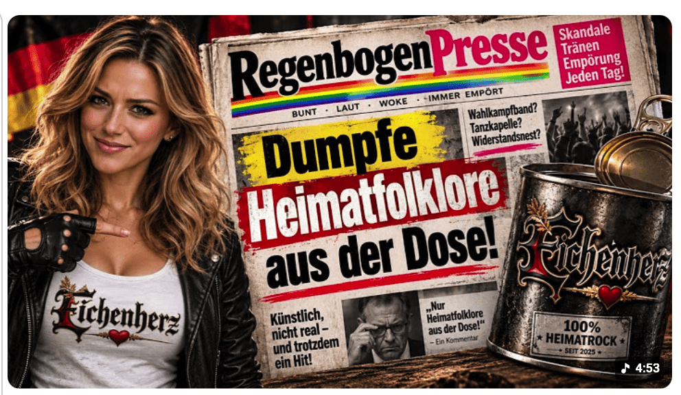 „Dumpfe Heimatfolklore aus der Dose“  | Eichenherz antwortet der Regenbogen-Presse