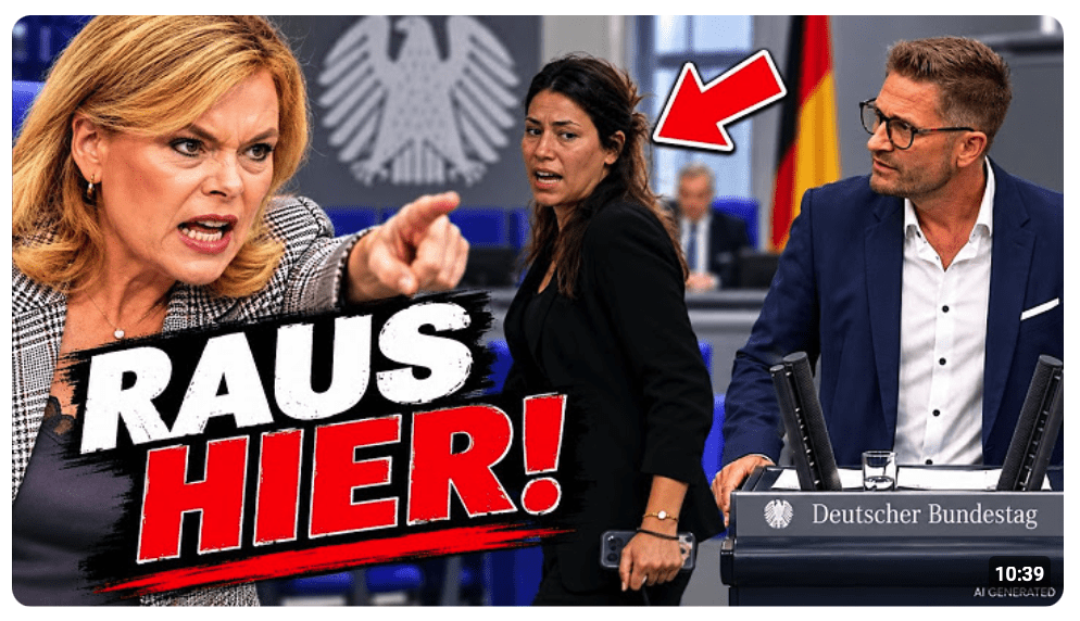 Plötzlich fliegt die ZICKE aus dem Bundestag, als sie AFD als RA$$IST BELEIDIGT!