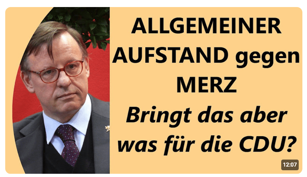 CDU traumatisiert über neue Normalität: Drei politische Lager, wie überall