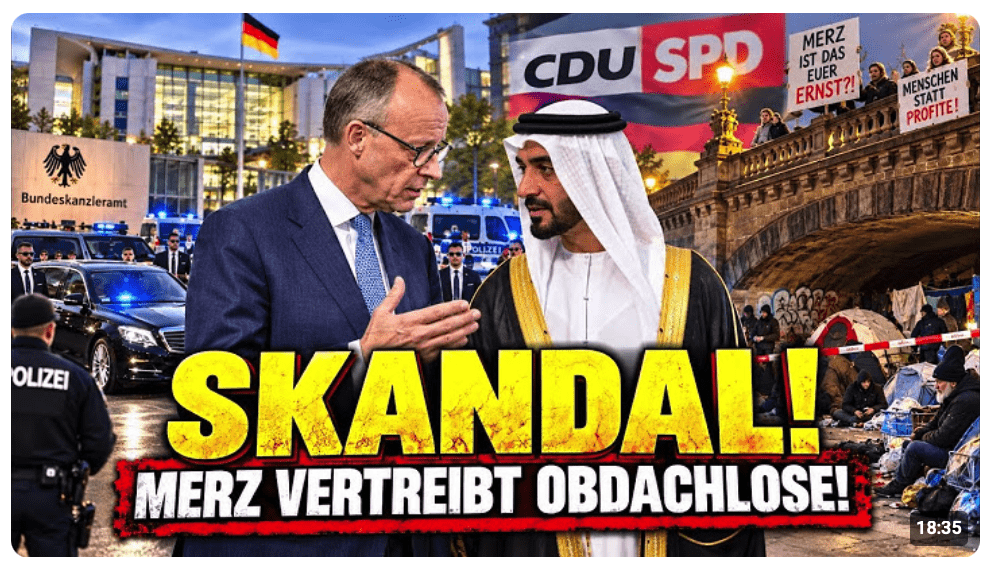 Bundeskanzler lässt Obdachlose in Berlin räumen?! 