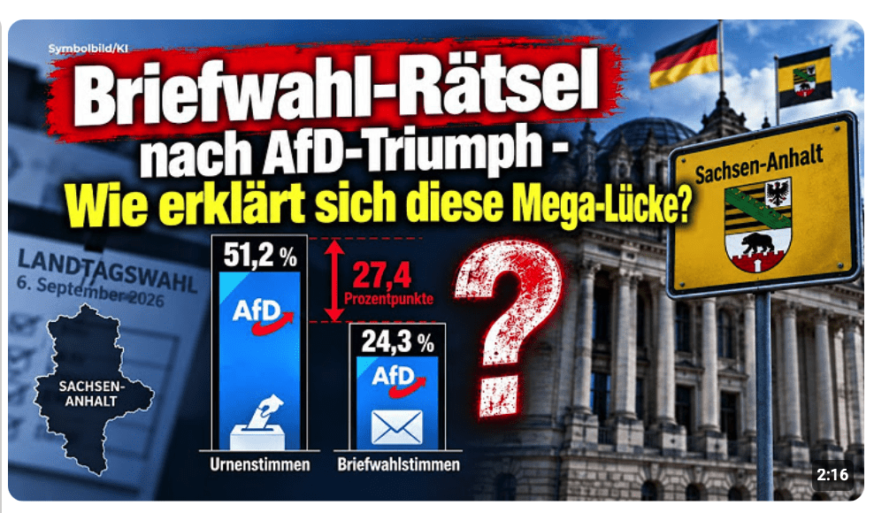 Briefwahl-Rätsel nach AfD-Triumph – Wie erklärt sich diese Mega-Lücke?