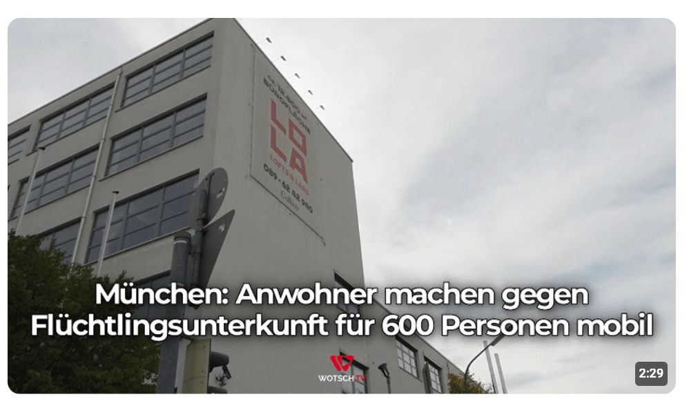 München: Anwohner machen gegen Flüchtlingsunterkunft für 600 Personen mobil