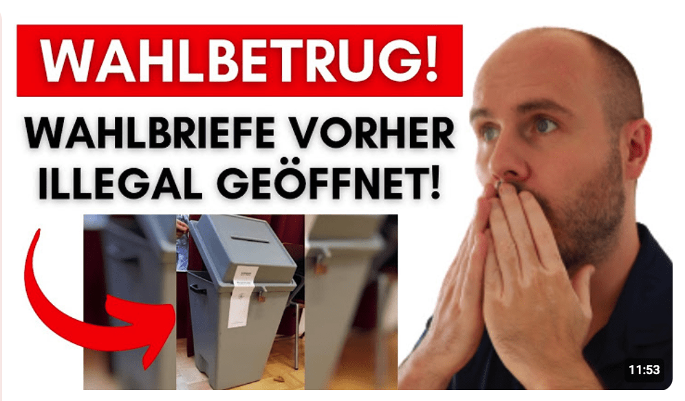 Super-Gau: Wahlbriefe wurden vorher illegal geöffnet + Merz-Aufstand eskaliert!