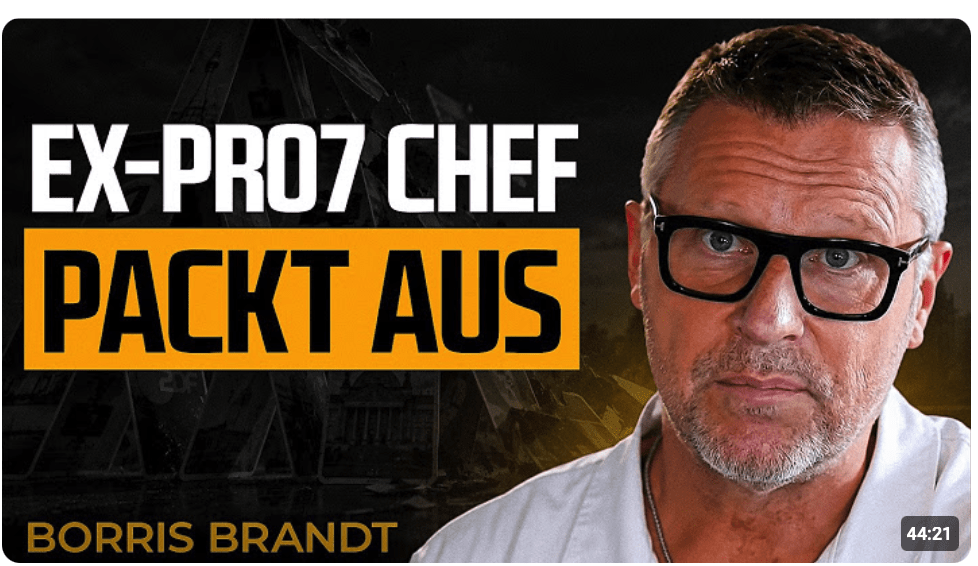 „Die Glaubwürdigkeit ist im Arsch!“ – Ex-ProSieben-Direktor zerlegt den ÖRR!