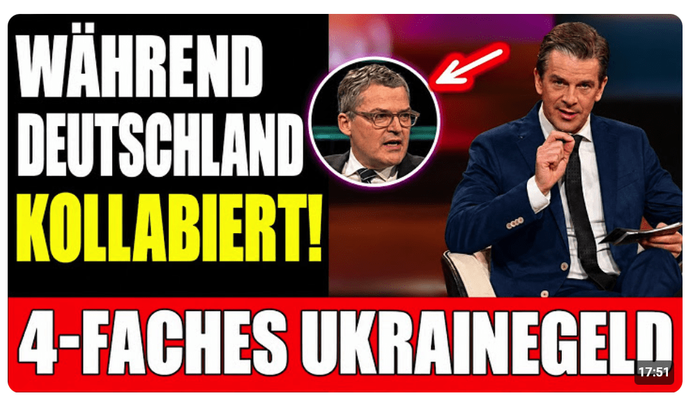 LANZ: „DAS IST DEUTSCHES STEUERGELD!“ – UKRAINE-KORRUPTION SORGT FÜR WIRBEL!