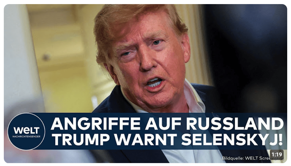 PUTINS KRIEG: Trump warnt Selenskyj! Ukraine soll bestimmte Ziele in Russland nicht mehr angreifen