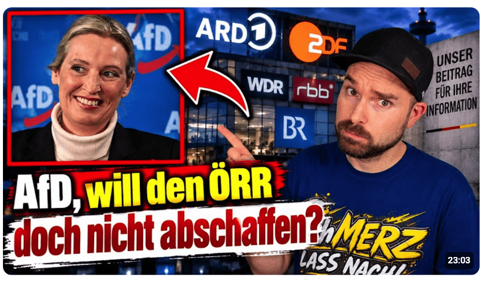 AfD, will den ÖRR doch nicht abschaffen?