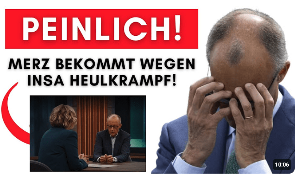 Merz kapituliert vor SPD + Weidel in Umfragen vor Merz & Wüst + Merz bekommt Heulkrampf wegen INSA
