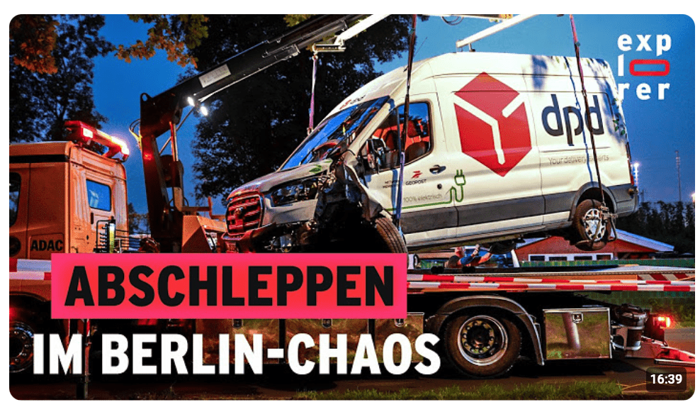 Abschleppdienst: Aufräumen auf Berlins Straßen | rbb24 explorer