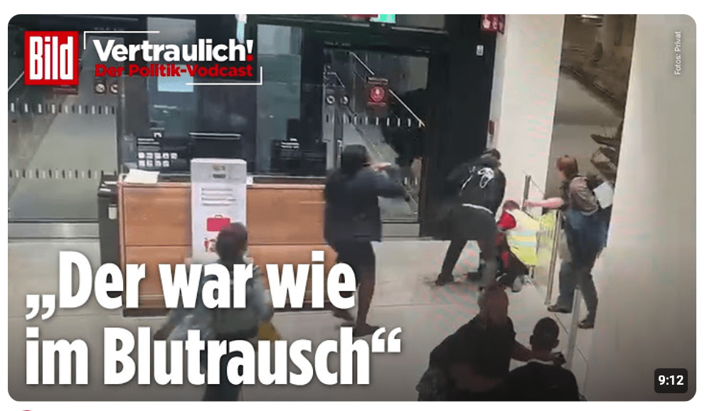 BLUTRAUSCH AM BER: „Habe ich noch nie erlebt!“ Mann geht minutenlang auf Flughafen-Mitarbeiter los