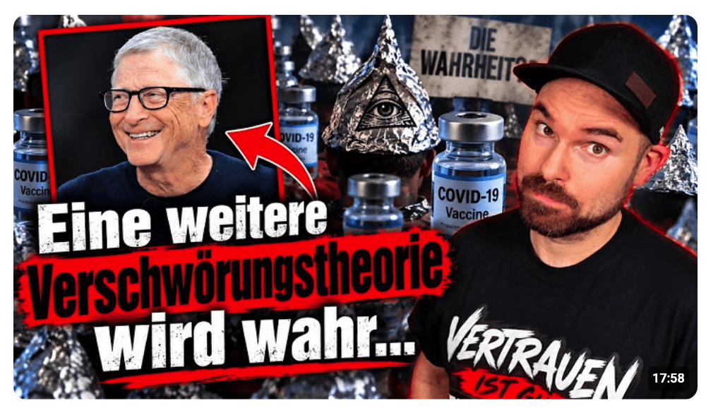 Eine weitere Verschwörungstheorie wird wahr……