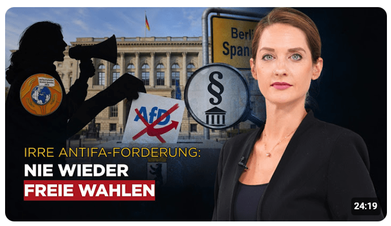 Irre Antifa-Forderung: Nie wieder freie Wahlen