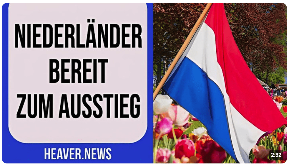 Niederlande drohen mit überraschendem Rückzug