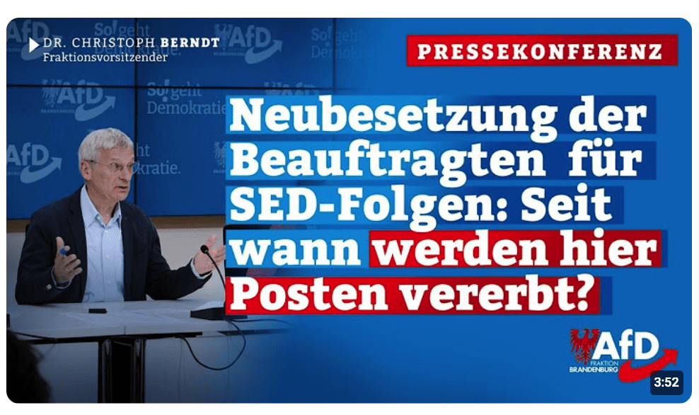 Bei SPD und CDU werden Posten nicht mehr ausgeschrieben, sondern vererbt 