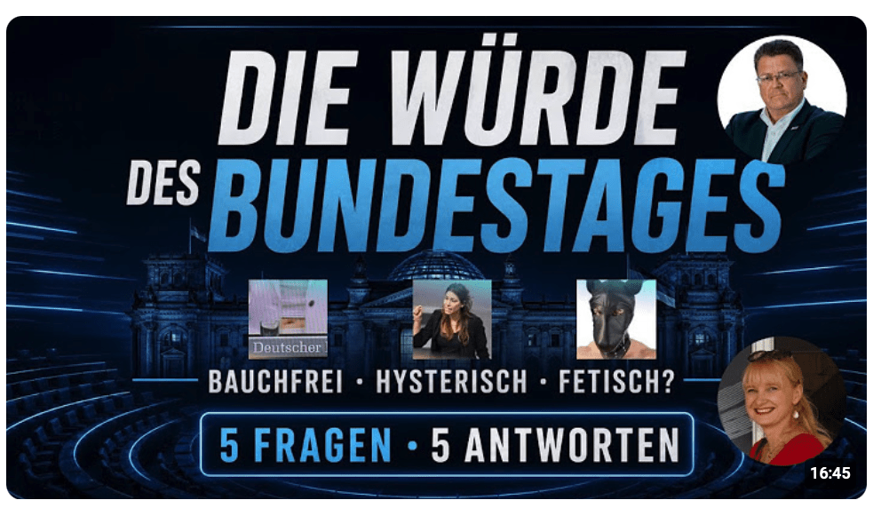 Bauchfrei – Hysterisch – Fetisch: Die Würde des Hohen Hauses 5 Fragen 5 Antworten