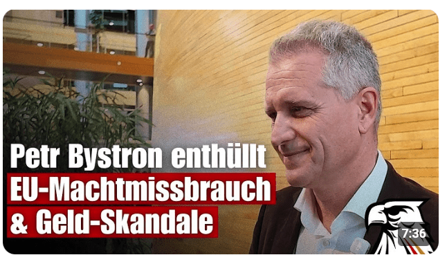 Petr Bystron (MdEP | AfD-Bayern) enthüllt EU-Machtmissbrauch & Geld-Skandale