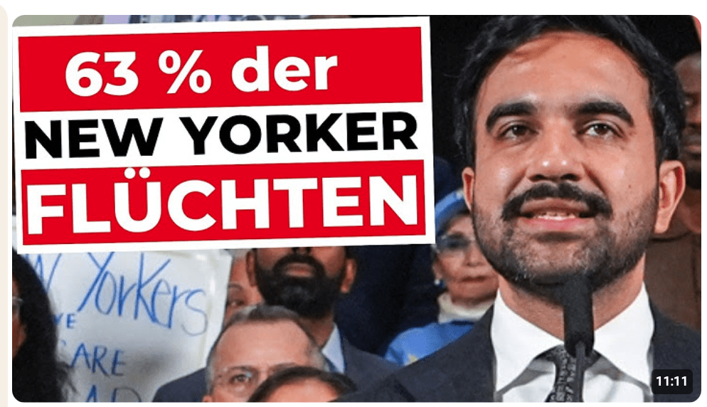 „Tax the Rich“ – Mamdanis Irrsinn die Reichen vertreibt | Steuerpolitik, Brain Drain & Auswandern
