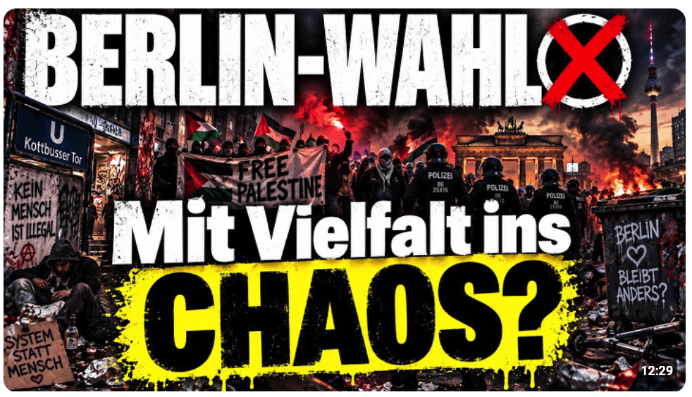 BERLIN-WAHL: Mit Vielfalt ins Chaos?