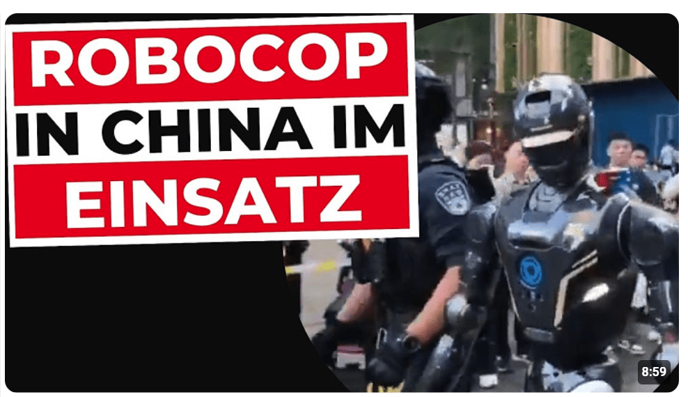 KI-Cops (T800) übernehmen die Straße: China baut die Robo-Armee | China AI Act & Polizeiroboter
