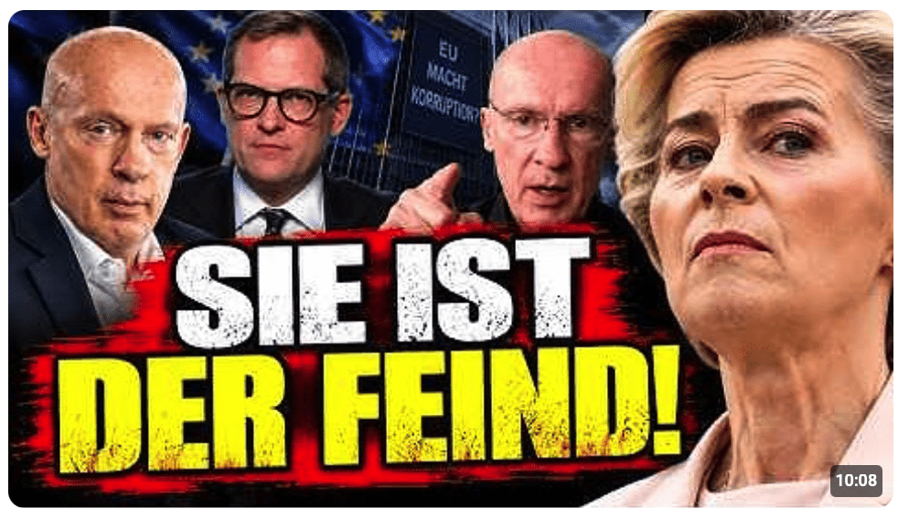 EINFACH NUR WIDERWÄRTIG!“  Joachim Steinhöfel rastet aus wegen von der Leyen!