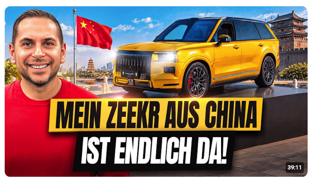 Omid hat CHINESISCH-PROBLEME und wird fast ERWÜRGT vom seinem neuen Zeekr X9!