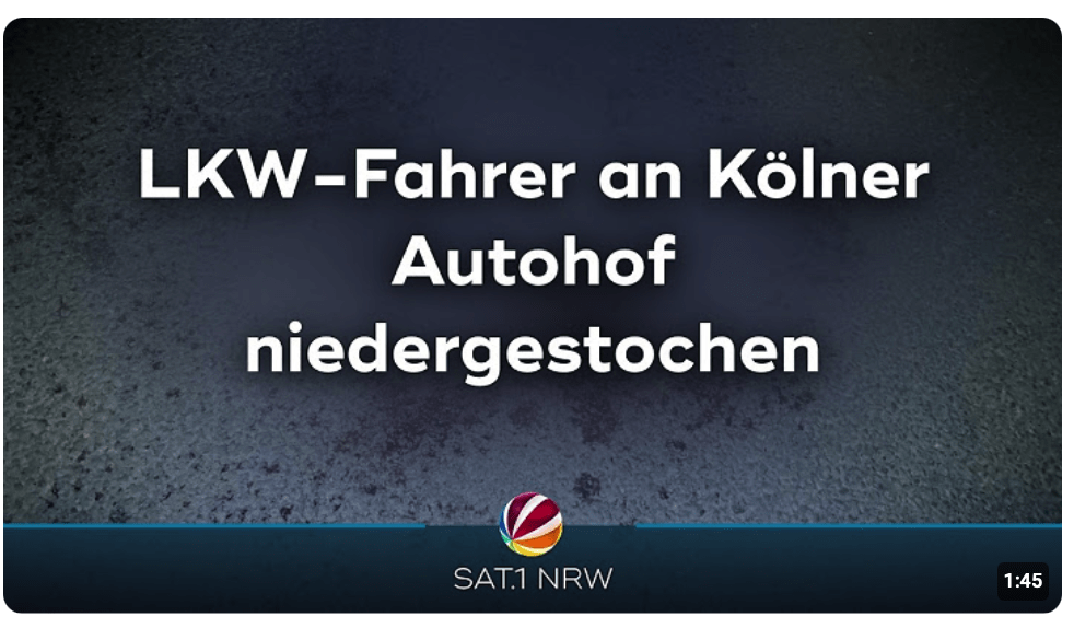 LKW-Fahrer an Kölner Autohof niedergestochen