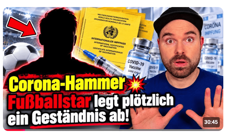 Corona-Hammer  Fußballstar legt plötzlich ein Geständnis ab!