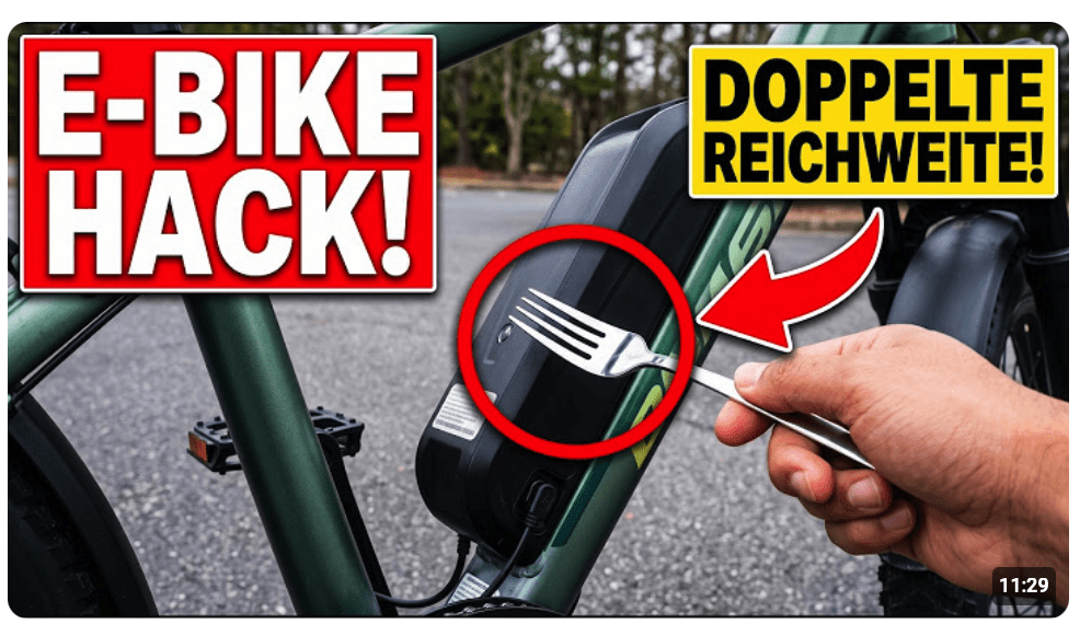 Dieser E-Bike-Akku-Trick verdoppelt deine Reichweite kostenlos